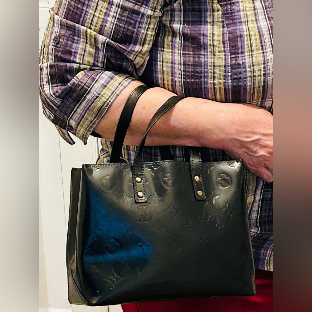 Louis Vuitton Black Vernis Lead PM handbag VGC - Picture 15 of 15